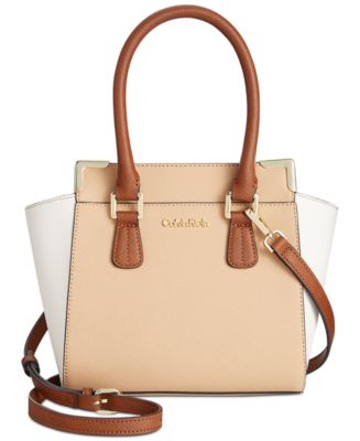 saffiano crossbody bag calvin klein