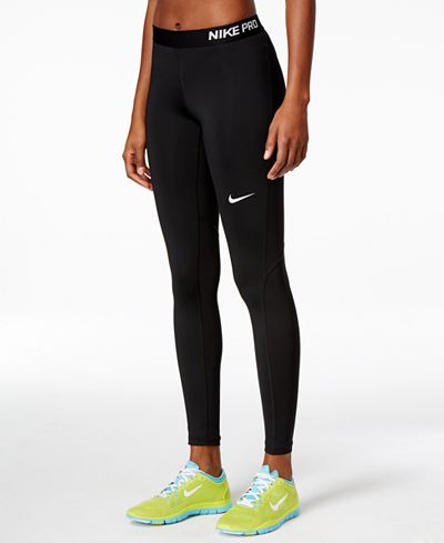nike pro grey leggings women's