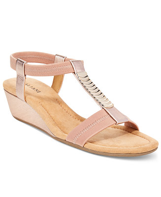 Alfani Women&#39;s Vacay Wedge Sandals, Only at Macy&#39;s - Sandals - Shoes - Macy&#39;s