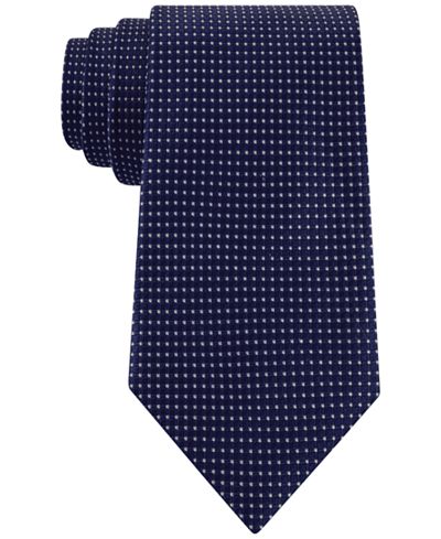Club Room Men's Boxed Classic Neat Tie, Only at Macy's - Ties & Pocket ...