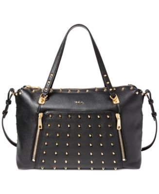 Lauren Ralph Lauren Ally Studded Extra Large Satchel - Handbags ...