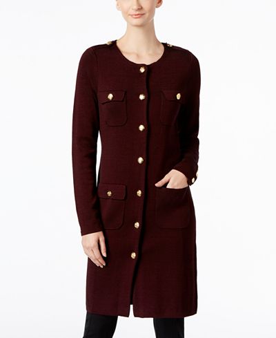 macys duster cardigan