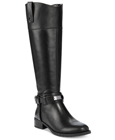 INC International Concepts Women's Fabbaa Tall Wide-Calf Boots, Only at ...