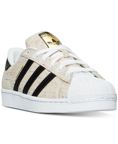 adidas Little Girls' Superstar Casual Sneakers from Finish Line ...