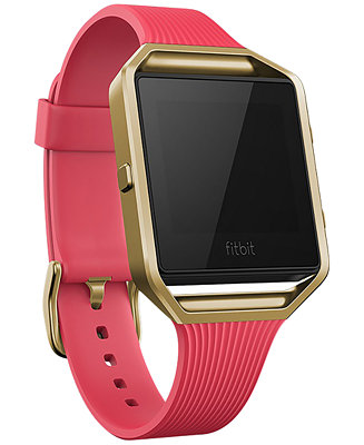 Fitbit Women's Blaze Pink Smart Fitness Watch - Watches - Jewelry & Watches - Macy's