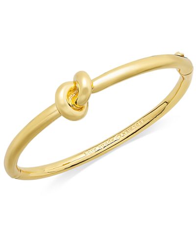 spade kate bracelet knot bangle hinge gold york lyst sailor macys fullscreen jewelry