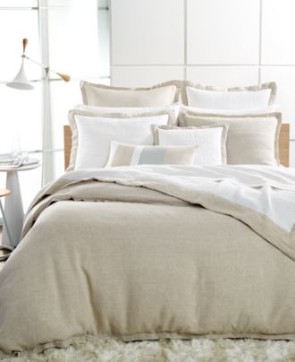 Hotel Collection Linen Natural Bedding Collection, 100% Linen, Only at Macy&#39;s - Bedding ...