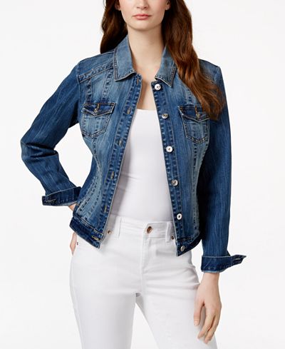 INC International Concepts Denim Jacket, Only at Macy's - Jackets ...