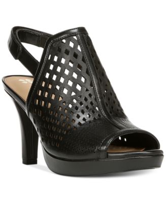naturalizer peep toe flats