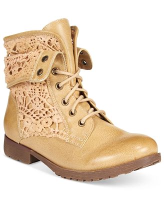 rock candy combat boots
