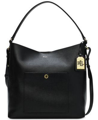 Lauren Ralph Lauren Newbury Pocket Hobo - Handbags & Accessories - Macy&#39;s
