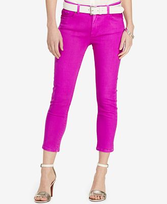 Lauren Ralph Lauren Petite Premier Cropped Skinny Jeans - Jeans - Women ...