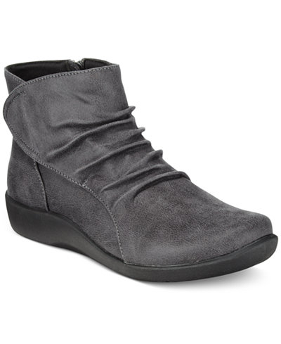 Clarks Collection Women's Cloud Steppers Sillian Chell Booties - Boots ...
