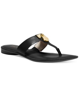 MICHAEL Michael Kors Hamilton Flat Thong Sandals - Sandals - Shoes - Macy's