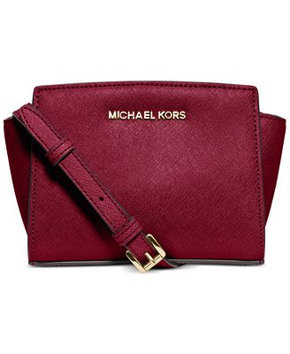 MICHAEL Michael Kors Selma Mini Messenger Bag - Handbags & Accessories ...