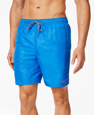 Nike Performance Quick Dry Solid Swim Trunks - Swimwear - Men - Macy's