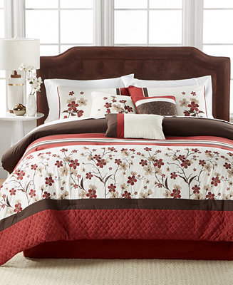 Eden 7-Pc. Queen Comforter Set - Bed in a Bag - Bed & Bath - Macy&#39;s