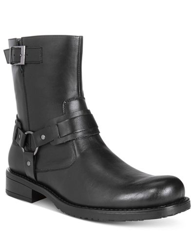 Unlisted by Kenneth Cole Men's Slightly Off Plain-Toe Moto Boots - All ...