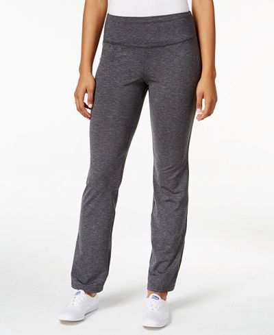 Style & Co. Melange Bootcut Yoga Pants, Only at Macy's - Pants & Capris ...